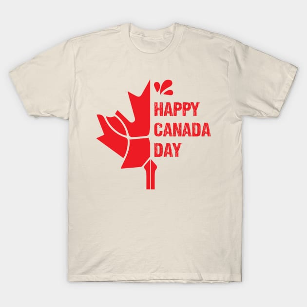 happy canada day T-Shirt by bisho2412